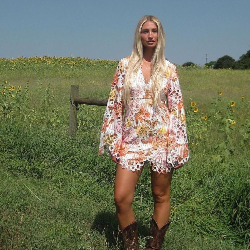 Free People Elliatt Myrtle Dress/size S - Picture 4 of 15